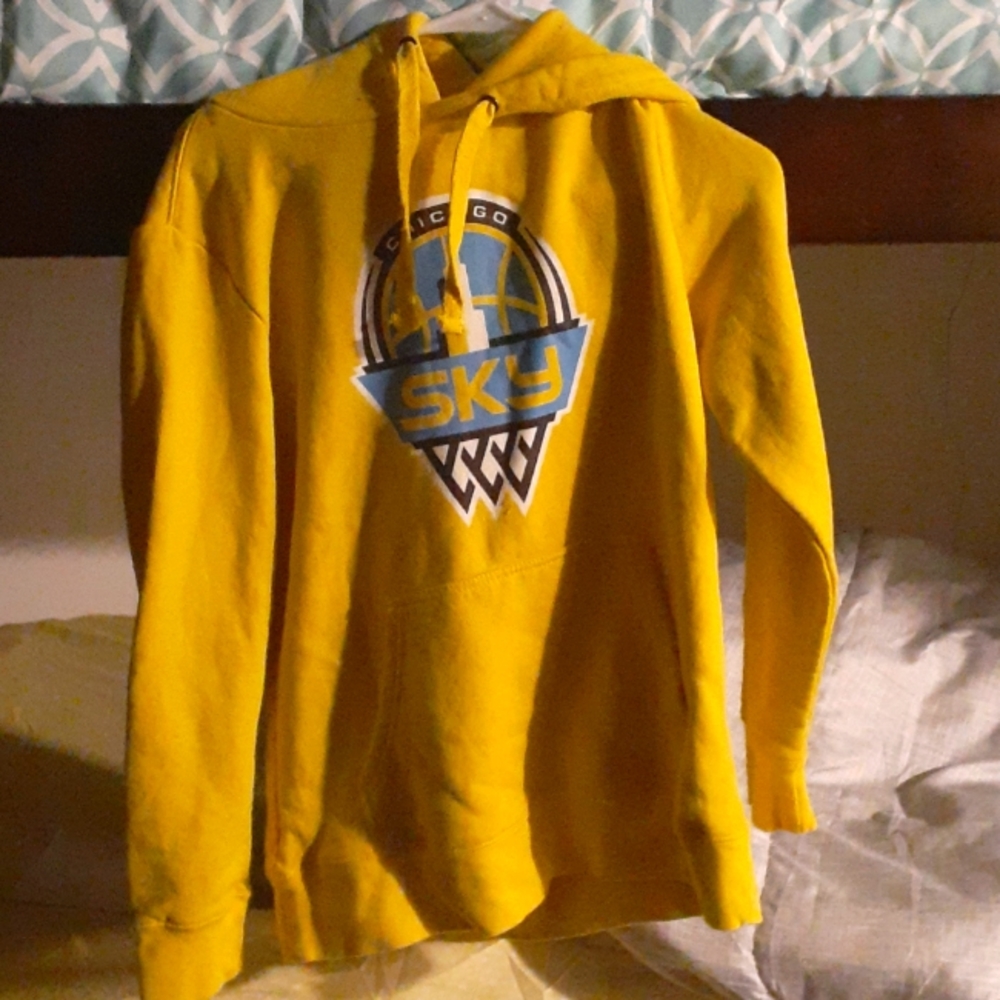 Yellow Chicago Sky Hoodie